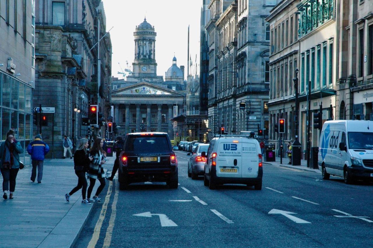 Fabulous Stylish Flat In Merchant City & Free Secure Parking Glasgow Buitenkant foto